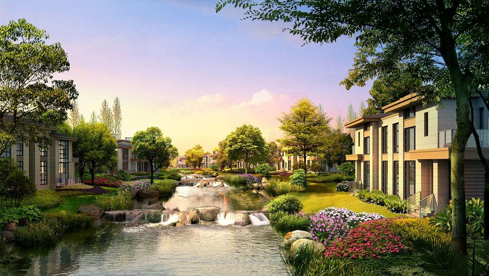 別墅景觀設計的水景 別墅景觀設計的水景