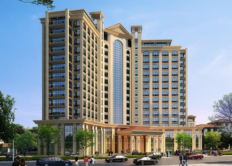 酒店建筑設計圖片 酒店建筑設計圖片