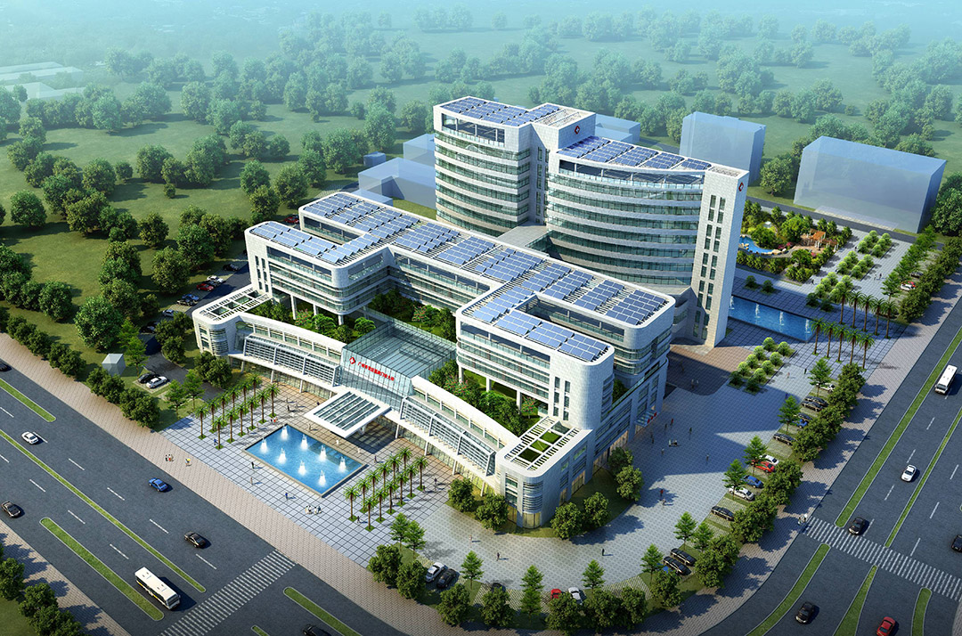 醫院建筑圖片 醫院建筑圖片