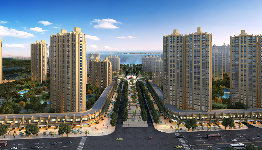 中軸鳥瞰圖 中軸鳥瞰圖