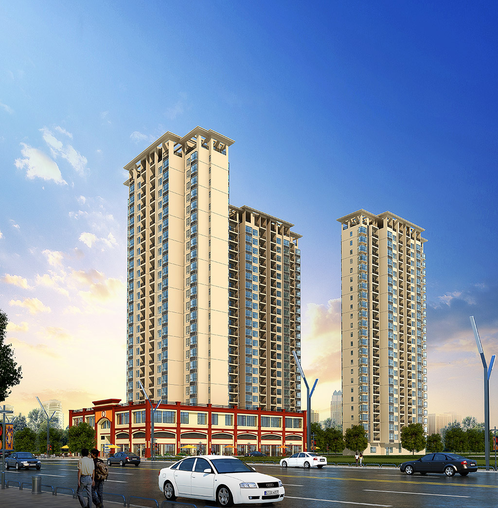 中凱商業沿街效果圖