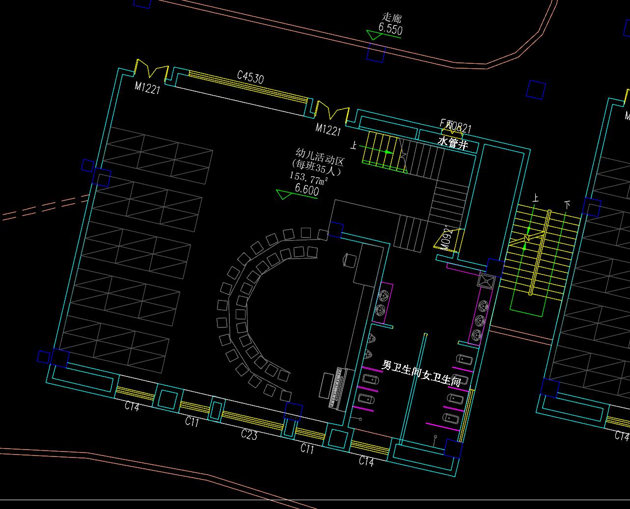 幼兒園設計圖紙1 幼兒園設計圖紙1