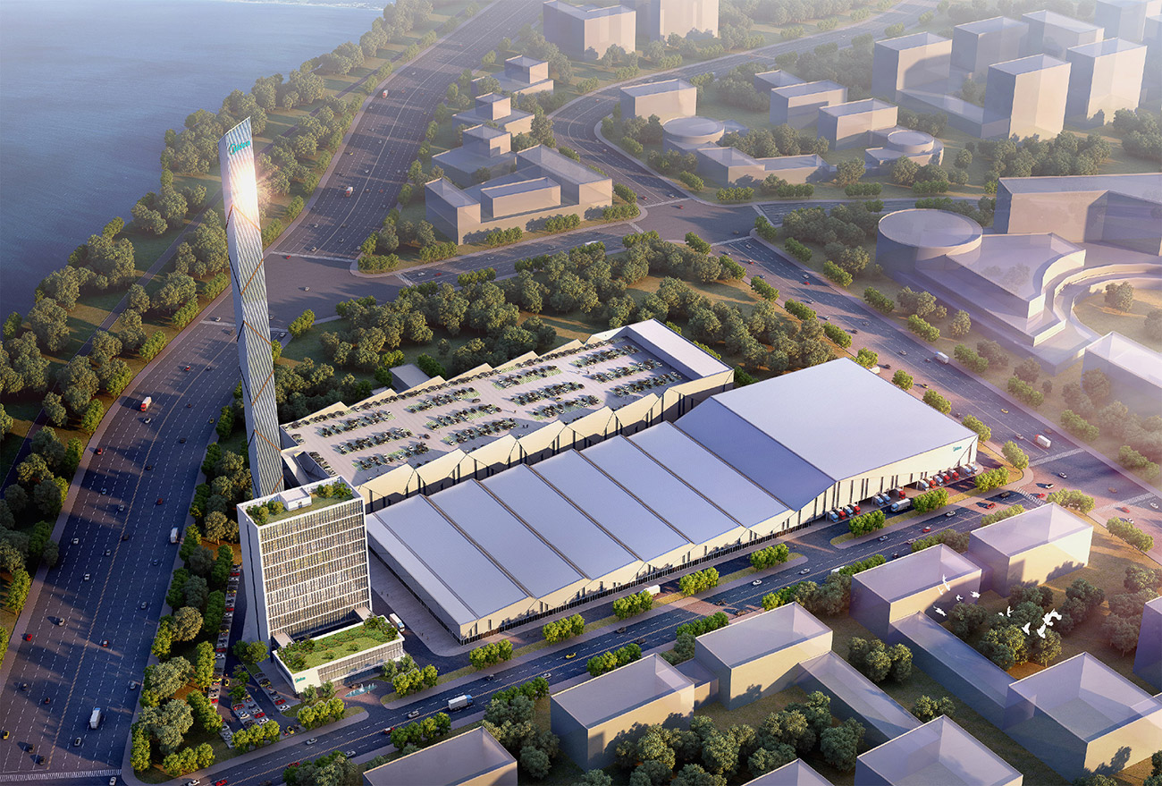 工業園項目鳥瞰圖 工業園項目鳥瞰圖