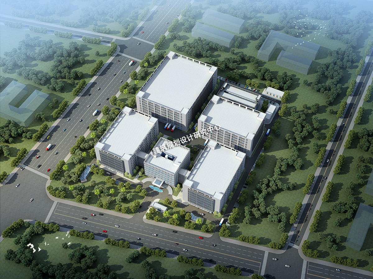 電子廠區項目鳥瞰圖 電子廠區項目鳥瞰圖